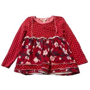 Matilda Jane Moments with you Cheerful Day Tunic size 4 Excellent very gently us